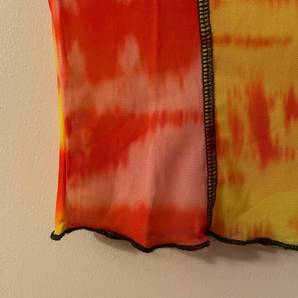 Brand new neverworn multicolour mesh top - Picture 3 of 5